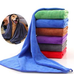 Nouvelle serviette de chien Super absorbant Pet Tai-Bath serviette de baignoire microfibre Microfibre Déging serviette pour petits chiens moyens et chats