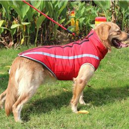 Honden Waterdichte warme jas Pet Dog Outdoor Jacket Reflecterende winterlagen uit het kader van de kleding wil en zandig