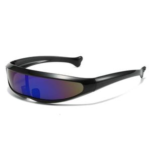 Nouveau Lunettes de soleil dauphin X guerre police lunettes en forme de poisson robot spatial hommes sports de plein