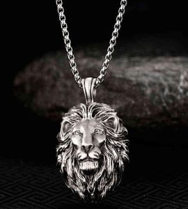 NIEUW DOMINEERING LION HOOFD PENHENDER MEN039S Trendy Fashion Hip Hop Necklace Ins Personaliseerde sieraden Accessories2769718