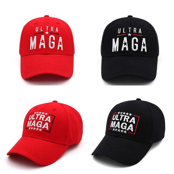 Casquette de Baseball Donald Trump, étoiles ULTRA MAGA, chapeau de président brodé, vente en gros, fournitures de fête, nouvelle collection 2024