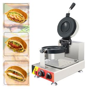 Machine à gaufres électrique UFO hamburger Machines à pain Presse Panini Gaufrier