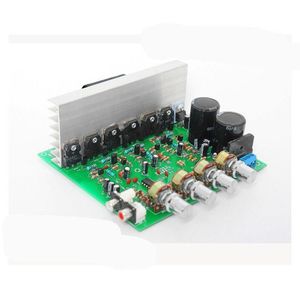 Freeshipping Nieuwe Dubbele 15-28 V AC High Power Diepe Bas 21 Versterker 3 Kanaals Subwoofer Professionele Versterker board Erflj