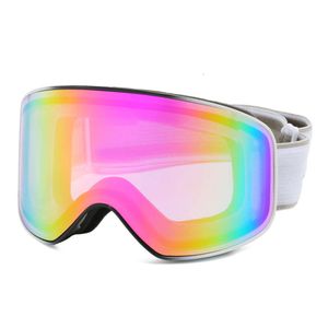 Nouvelles verres de ski anti-brouillard à double couches pour hommes et femmes en lunettes d'alpinisme en plein air