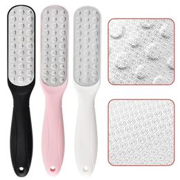 Nieuwe dubbele zijvoet Rasp Feet Care Tools Remover voetbestand pedicure tools hiel rooster harde dode skin callus remover