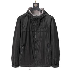 Nouvelle veste double face Veste classique imprimée pour hommes INSTAGRAM Mode Sweat à capuche Coupe-vent Designer Casual Automne Personnalité Charme Zpper Manteau Taille asiatique M-3XL V a7