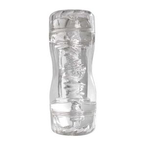 New Double Transparent Aircraft Cup Male Toy Inverted Adult Products 75% de réduction sur les ventes en ligne