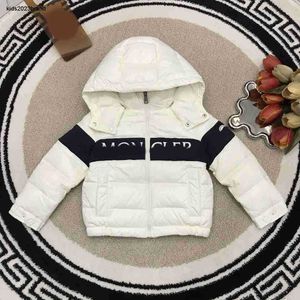 Nouveau doudoune bébé hiver chaud à capuche enfant vêtements d'extérieur taille 100-170 haute qualité logo brodé designer enfants manteau Dec05