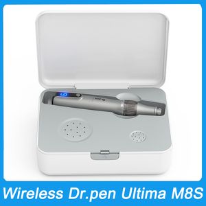 Nouveau Dr.pen M8S système de micro-aiguilletage sans fil Dermapen timbre croissance des cheveux outil MTS Derma Dr Pen rouleau de soins de la peau cartouches d'aiguille de rajeunissement du visage mésothérapie