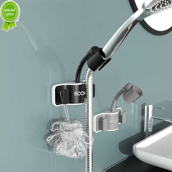 Nouveau support de pommeau de douche sans perceuse libérez votre main support de douche réglable support cintre pour boule de bain accessoires de rangement de salle de bain