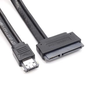Nieuwe dual power esata USB 12V 5V combo tot 22pin sata USB harde schijf kabel hoogwaardige hot selling accessoires
