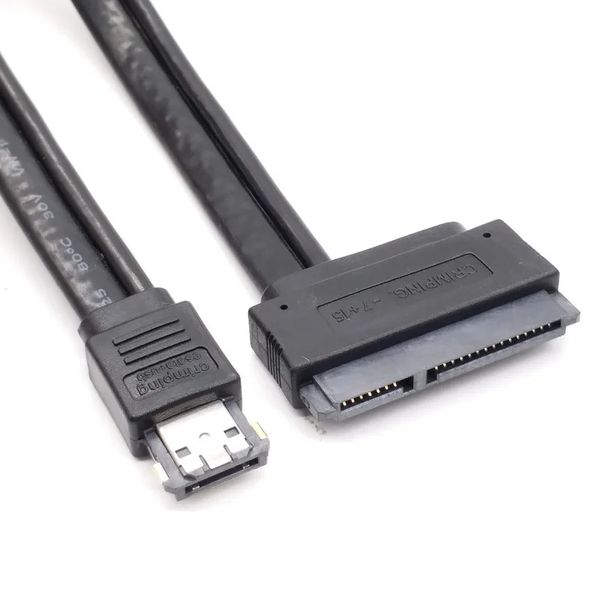 Nuevo Combo de doble potencia de potencia USB 12V 5V a 22pin SATA USB Cable de disco duro de alta calidad Accesorios de venta en caliente de alta calidad