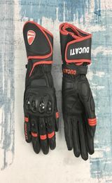 Nuevos guantes de motocicletas Ducati Motorcycle Racing Knight Antifall Gloves Guantes de cuero de fibra de carbono largos4960908