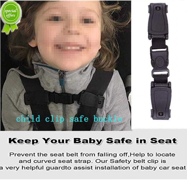 Nuevo arnés duradero Clip de pecho hebilla de seguridad coche bebé seguridad correa de asiento cinturón para bebés niños correa de seguridad 16cm accesorios de coche