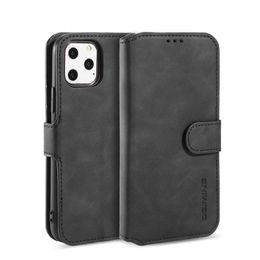 Nuevas fundas de billetera de cuero genuino de lujo Dux Ducis para iPhone SE 11 12 13 Pro 5 5s 6 7 8 Plus X XR Xs Max Ultra Plus Vintage Card Flip Cover