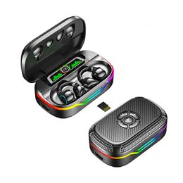 Nuevos auriculares Bluetooth de deportes inalámbricos DX-15 con botón de tarjeta TF y diseño de oídos mp3