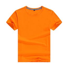 Nieuwe DYMH 001 # Heren 40 Draad Pull Stand Siro Zware Katoenen T-shirt Met Korte Mouwen Basic Effen Kleur