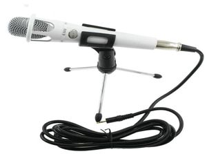 Nieuwe E300 Condensator Handmicrofoon XLR Professionele Grootmembraan MICROFOON met Standaard voor Computer Studio Zangopname Karaoke1271852