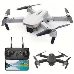 Nieuwe E88 Quadcopter Drone met dubbele HD-camera, opstijgen met één klik, Headless-modus, zichtpositionering, automatische terugkeer, perfect voor beginners