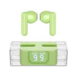 Nieuwe E90 oordopjes in-ear stereo-oortelefoon Ruisonderdrukkende Bluetooth-hoofdtelefoon TWS Draadloze sportoortelefoon met transparant digitaal display SP28