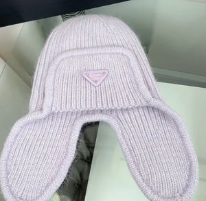 Nieuwe gehoorbescherming Winter High Sense Wollen muts Kinderen Warme bijpassende gebreide muts Beanie Hoeden All-match