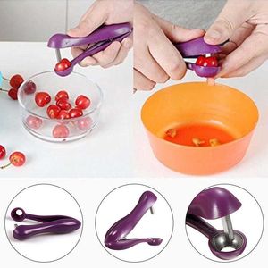 NIEUW Easy Cherry Corer Fruit Core Seed Remover Cherry Pitter Olive Core Fashionable Kitchen Tools Kitchets Gadgets Accessoires