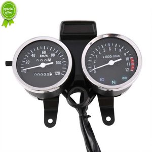 Nouveau facile à installer moto accessoires modifiés compteur de vitesse odomètre tachymètre pour Suzuki GN125 LED affichage moto odomètre