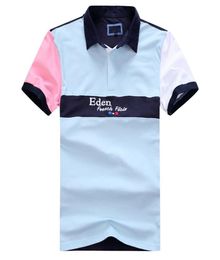 Nouveau Eden Summer Sell Men Polo Short Top Quality Fashion Casual Homme Men039S France Style Big Size M à 3XL NICE1360479