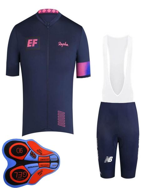 Nouvelle éducation EF First Team Cycling Jersey Summer Men Men Sports Sports Vêtements de vélo de sport