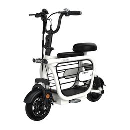 Nouveau électrique E-Scooter 2 roues Scooters électriques 11 pouces 400W 48V Scooter à coup de pied électrique pliable pour filles / femmes