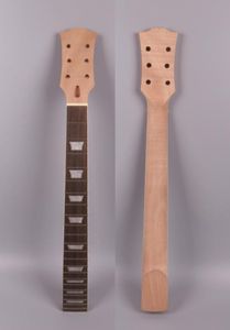 Nouveau remplacement de manche de guitare électrique, 22 frettes, 2475 pouces, bois d'acajou, palissandre, tige en treillis, boulon sur style5704564