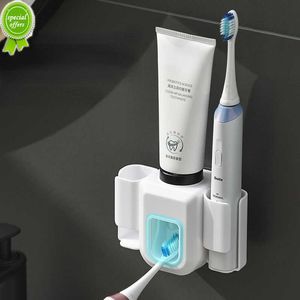 New Electric Toothbrush Holder Double Hole Wall Toothbrush Organizer Toothbrush Stand Brush Holder Bathroom Accessories