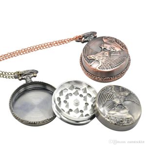 Honeypuff Elegant Desigh Herb Roken Molen Magnetische Metalen Grinder Crusher The Pocket Watch Type 3 Layer Spice Tabak Gadget