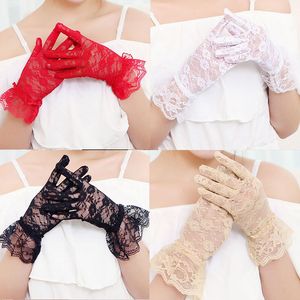 Nouveaux accessoires de protection solaire de style élégant gants en dentelle en dentelle