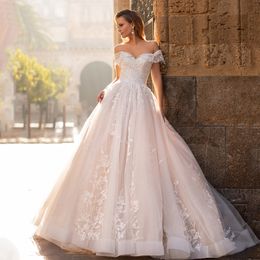 Nouveau élégant vintage une ligne robes de mariée en dentelle sexy