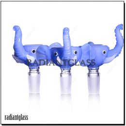 Nouveau style éléphant Dumbo Bol en verre Fumer Slide Bowl Pièces mâles pour conduites d'eau Bongs Tabac Bong Bowlsn 14mm