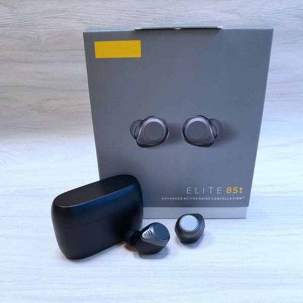 Nouvelle écouteurs Bluetooth sans fil Elite 85T dans l'oreille Stéréo Musique Sports Black Gray Gold