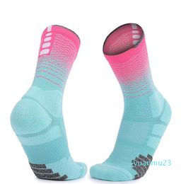 Nouvelles chaussettes d'élite hommes chaussettes de basket-ball pour homme professionnel fond de serviette respirant milieu tube formation de mode course football sport chaussettes femmes haute qualité 11