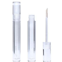 NIEUWE LEEG 7.8ML Lipgloss Buizen Ronde Transparante Crystal Lip Gloss Buizen Met Wand Lege Lip Gloss Tubes Clear Snelle verzending