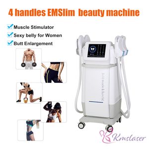 Machine RF Emslim haute intensité EMT corps amincissant la combustion des graisses Stimulation musculaire fesses ascenseur équipement de beauté avec 4 poignées