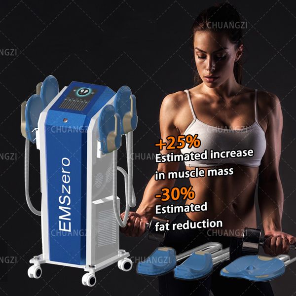 Le plus puissant des 5 poignées DLS-EMSlim Stimulateur musculaire électrique Emszero Body Shaping Sculpting Fat Burning Machine