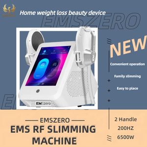 Nouvelle machine EMSzero amincissante perte RF EMS Sculpt NEO amincissant le corps sculptant l'augmentation musculaire 200HZ 6500W 14 Tesla 2/4/5 poignées Machine de salon