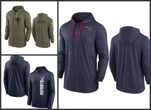 New England''Patriots''Men Salute to Service tonale pullover-hoodie