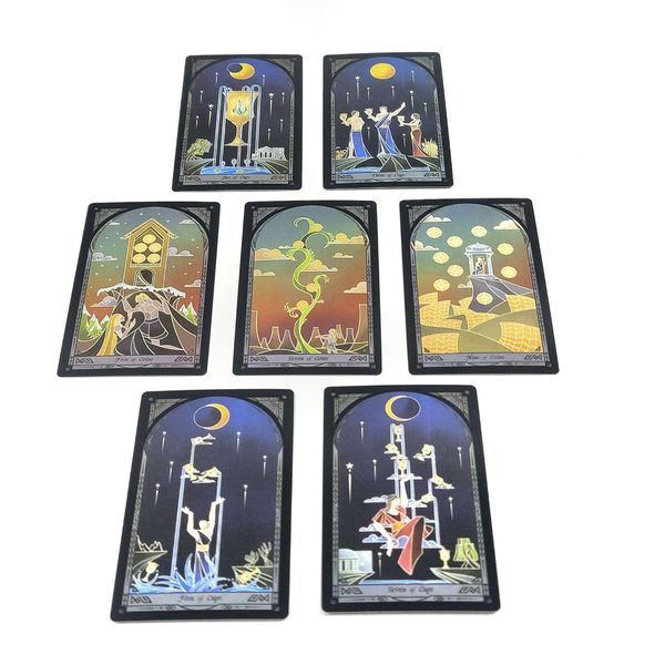 Nuevos juegos de cartas de Tarot de espejo roto en inglés Pan Wet Luo marca fabricante al por mayor UPS gratis