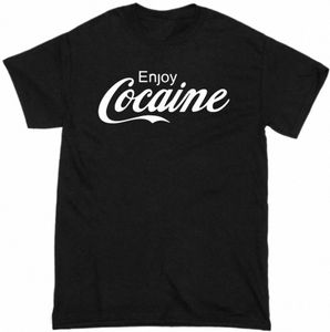 Nieuwe Genieten Volwassen Nieuwigheid Humor Grappige Iric Joke Party Logo Coke Shirt Hot Fi Mannen Zomer Stijl Cott Shirts G1Wh #