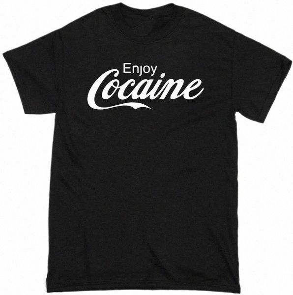 Nouveau Profitez de nouveauté adulte Humour drôle Iric Joke Party Logo Coke Shirt Hot Fi Hommes Style d'été Cott Chemises G1Wh #