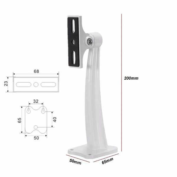 Nouveau support de caméra de vidéosurveillance ESCAM CCTV Bracket en aluminium Video Sécurité Caméra Caméra Mur Plafond Moup Prise en charge de la caméra 1. Pour ESCAM 1.