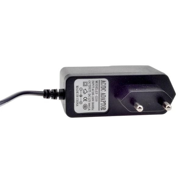 NUEVO ESCAM EU AU UK EE. UU. Tipo 12V 1A 1A 5.5 mm x 2.1 mm Fuente de alimentación AC 100-240V a DC Plug para la cámara CCTV / cámara IP para la alimentación ESCAM