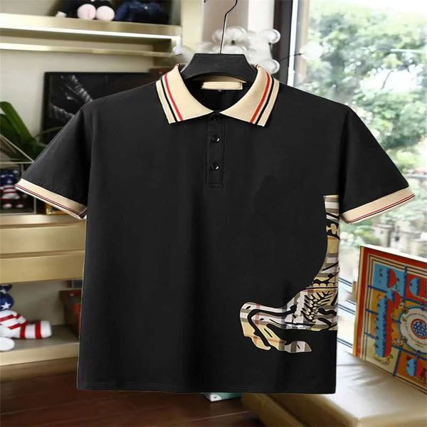 Nouveau Style européen hommes polo haute qualité 100% coton hommes T-shirts mode décontracté respirant résistant aux rides mince vêtements commerciaux rue revers court