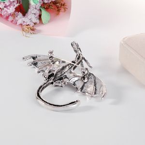 Nouvelle personnalité européenne et américaine exagérée Dragon broche Animal broche alliage goutte d'huile broche vêtements accessoires en gros